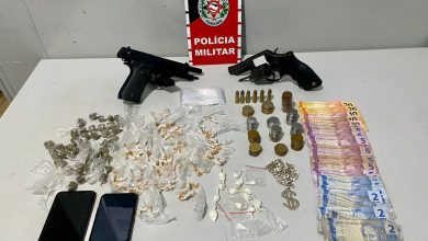 Polícia Militar prende suspeito com arma e drogas durante ação na cidade de Capim