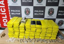 Polícia Militar apreende carregamento cerca de 50kg de drogas em João Pessoa; dois homens são presos