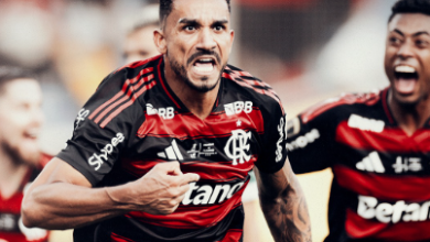 Danilo comemora gol do título da Libertadores do Flamengo. Foto: Instagram / Flamengo