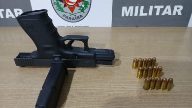 Polícia Militar apreende arma durante operação de trânsito em João Pessoa