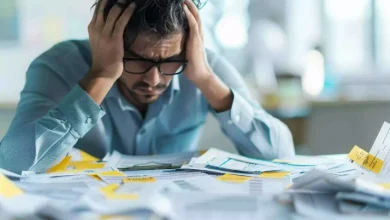 O processo de desgaste mental gerado pela falta de estabilidade econômica opera em um efeito cascata que compromete toda a rotina do indivíduo.